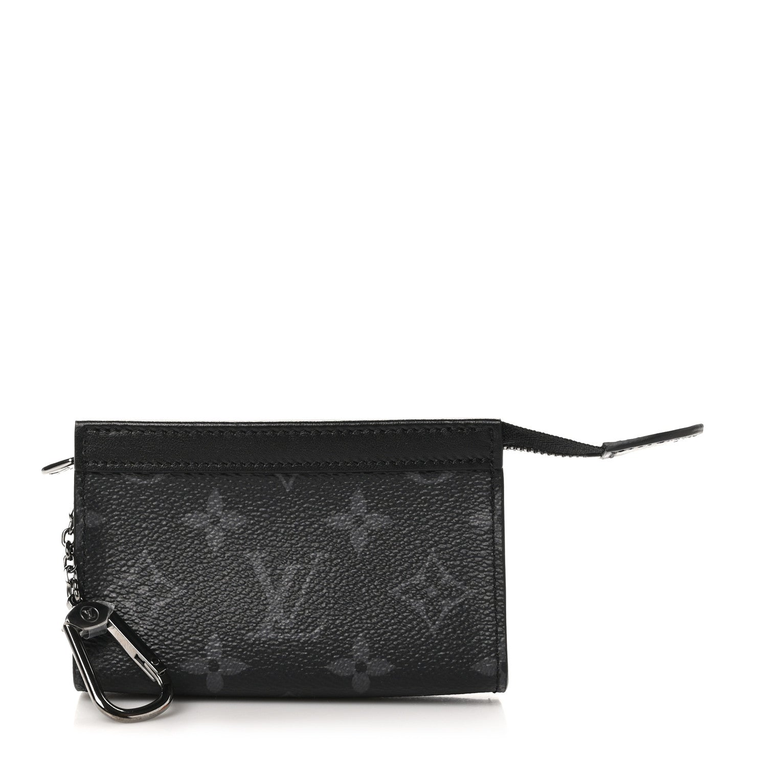 Louis Vuitton Monogram Eclipse Key Pouch Voyage 1 of 9