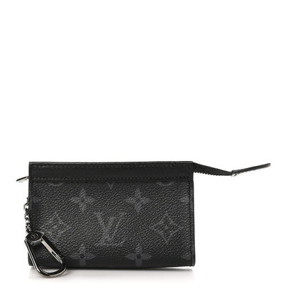 Louis Vuitton Monogram Eclipse Key Pouch Voyage 1 of 9