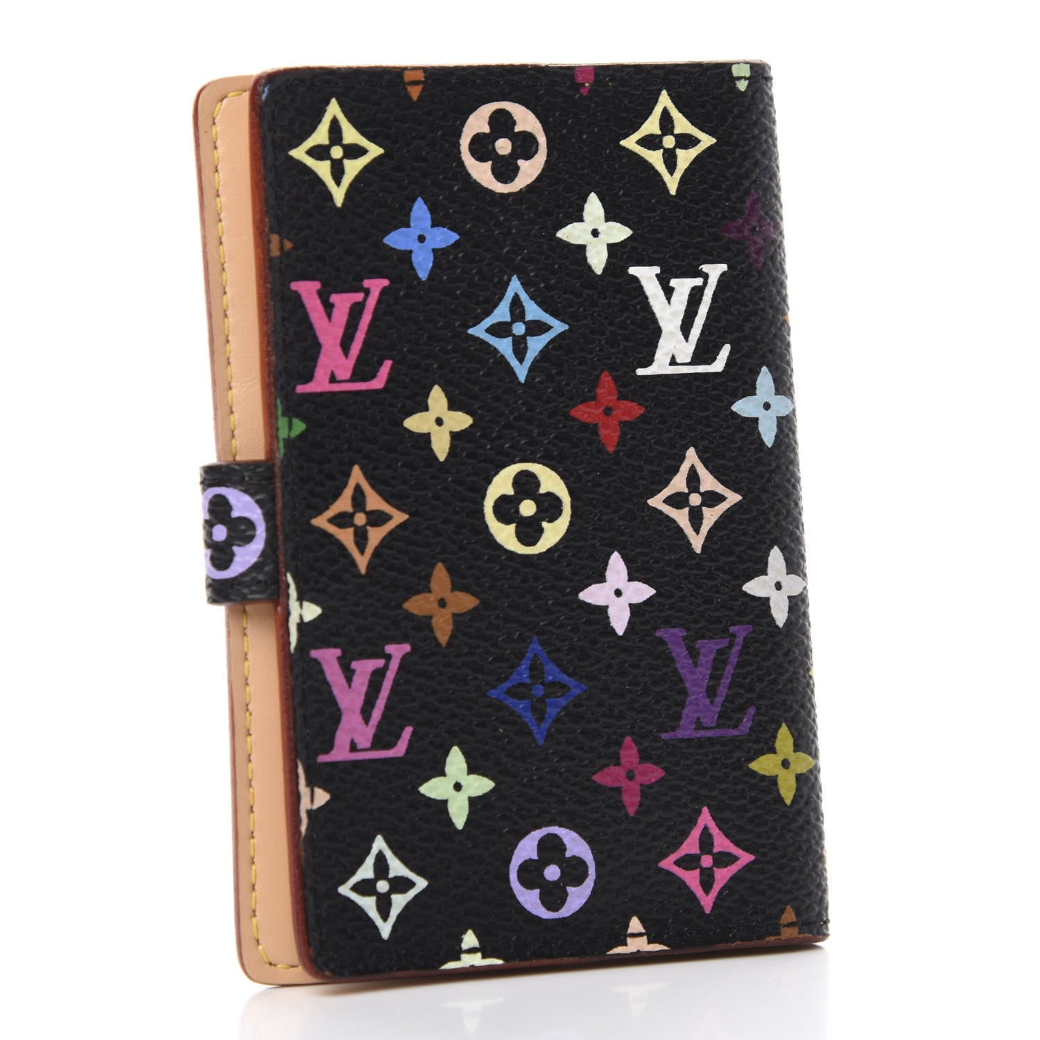 Louis Vuitton Monogram Multicolor Carnet de Bal Mini Agenda Cover Black 3 of 6