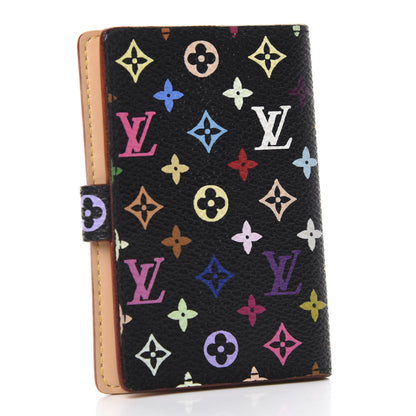 Louis Vuitton Monogram Multicolor Carnet de Bal Mini Agenda Cover Black 3 of 6