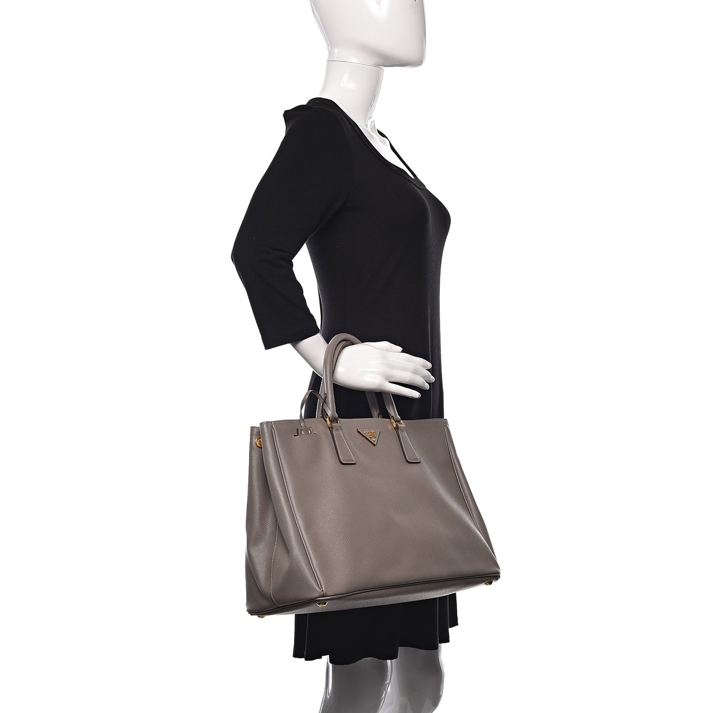 Saffiano Lux Large Tote Argilla