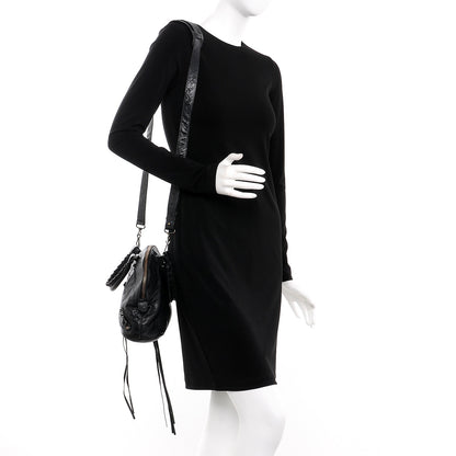 Balenciaga Agneau Classic Hardware Bowling Bag Black 2 of 12