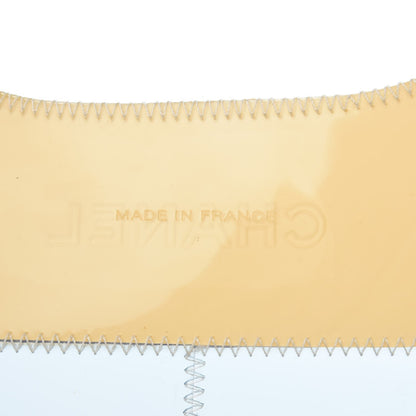 Chanel PVC Stitched Tote Beige Light Blue 6 of 10