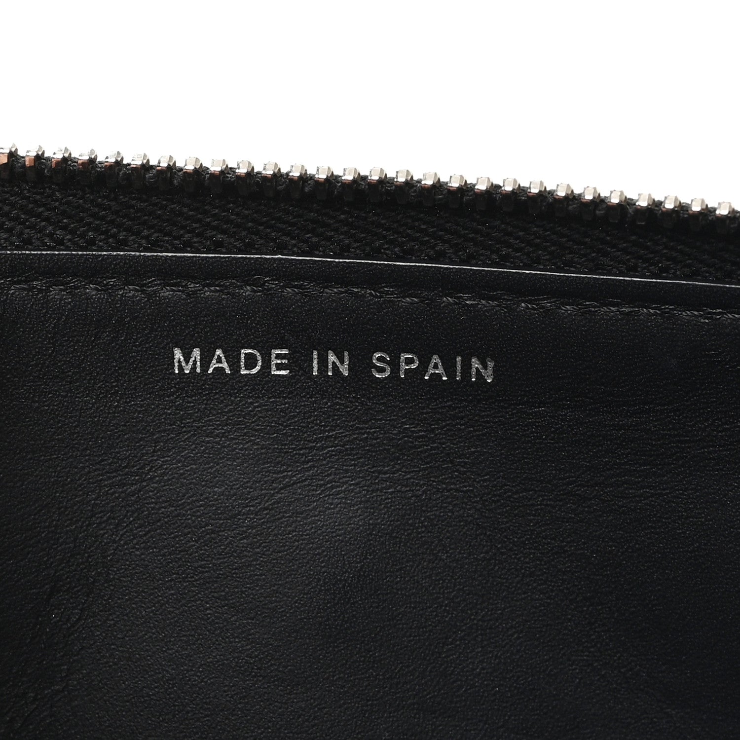 Chanel Patent Quilted Double Stitched Zip Around Wallet Black 7 of 8