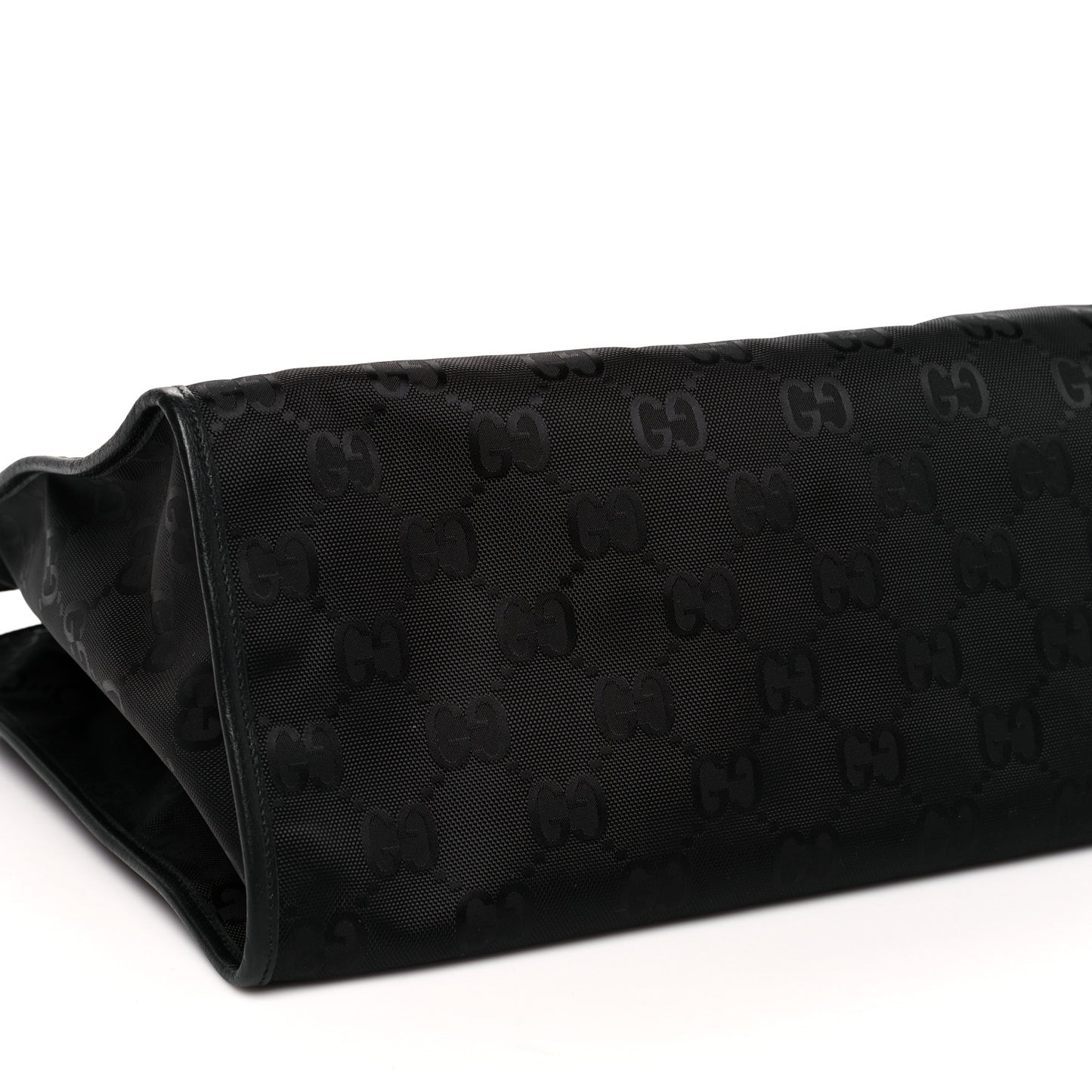 Econyl Nylon Monogram Large Off The Grid Tote Bag Black