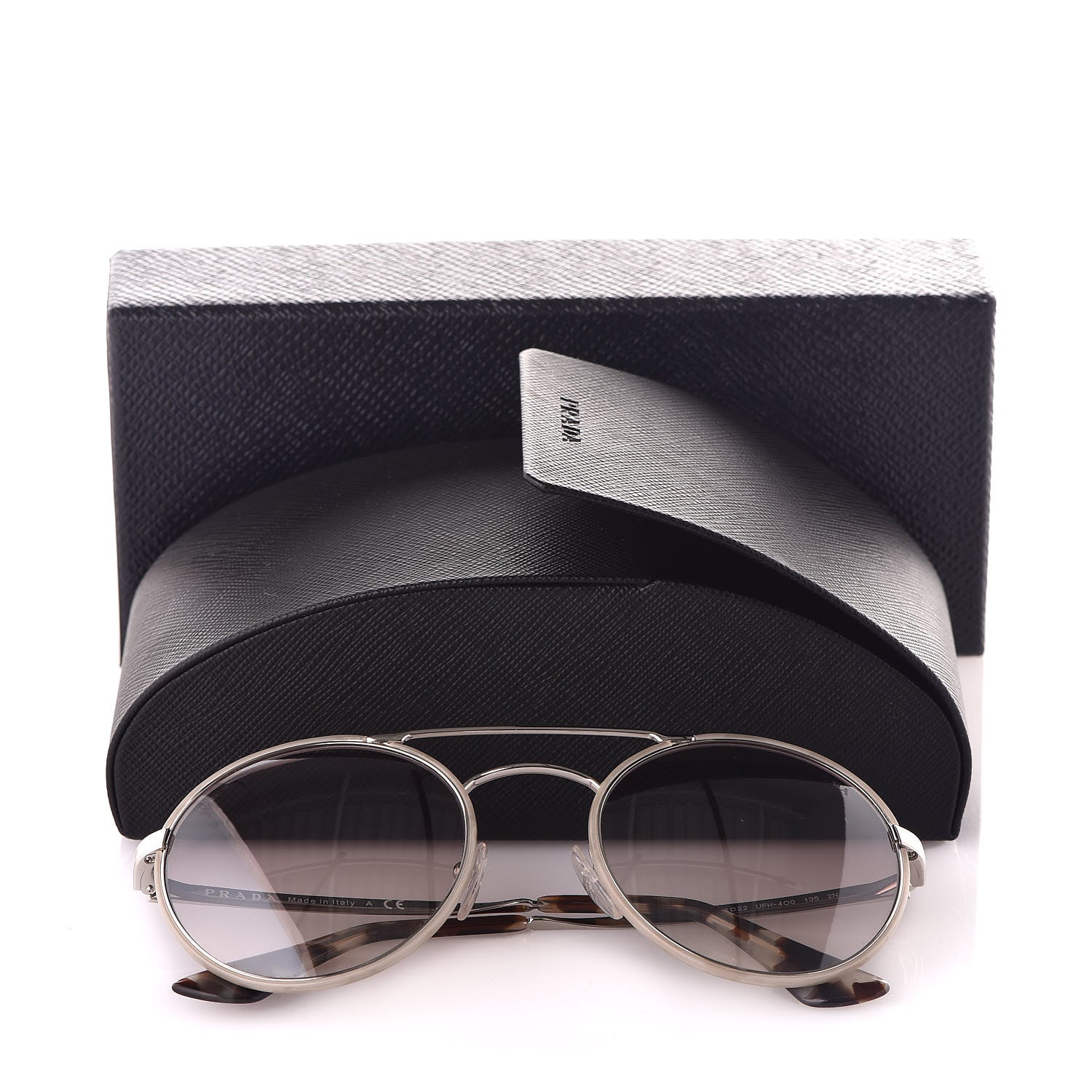 Prada Round Sunglasses SPR 51S Silver 9 of 9