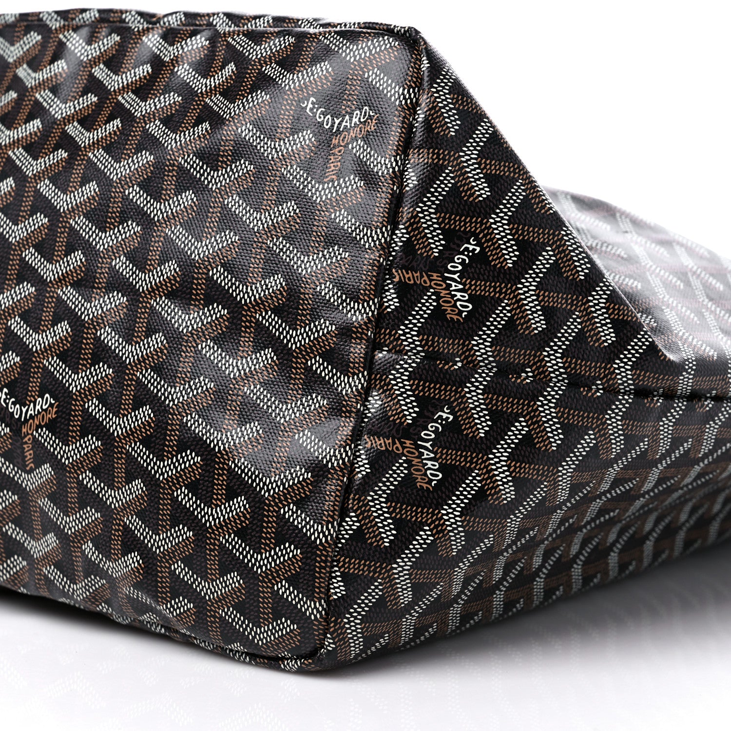 Goyard Goyardine Saint Louis GM Black Gold 9 of 9