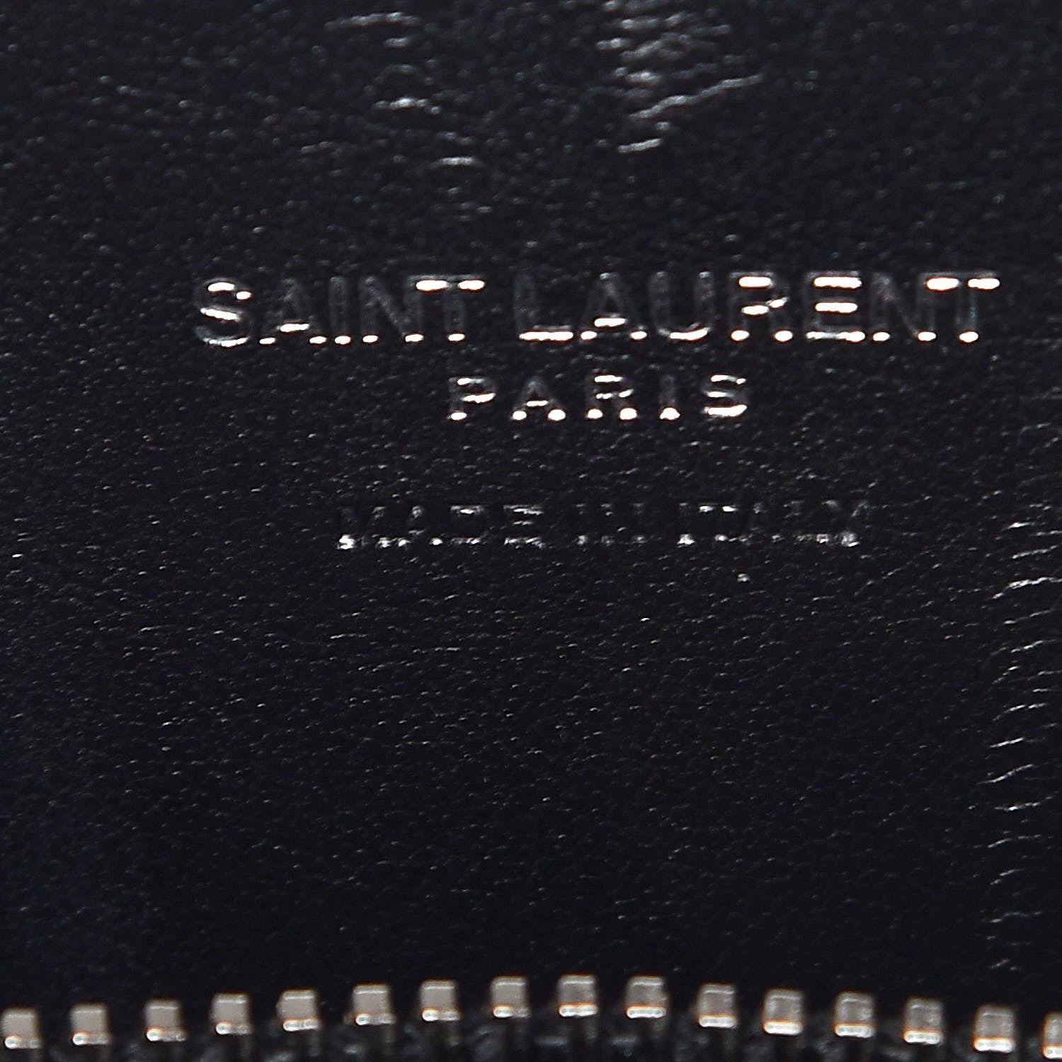 Saint Laurent Calfskin Crocodile Embossed Small Sac de Jour Brown 9 of 14