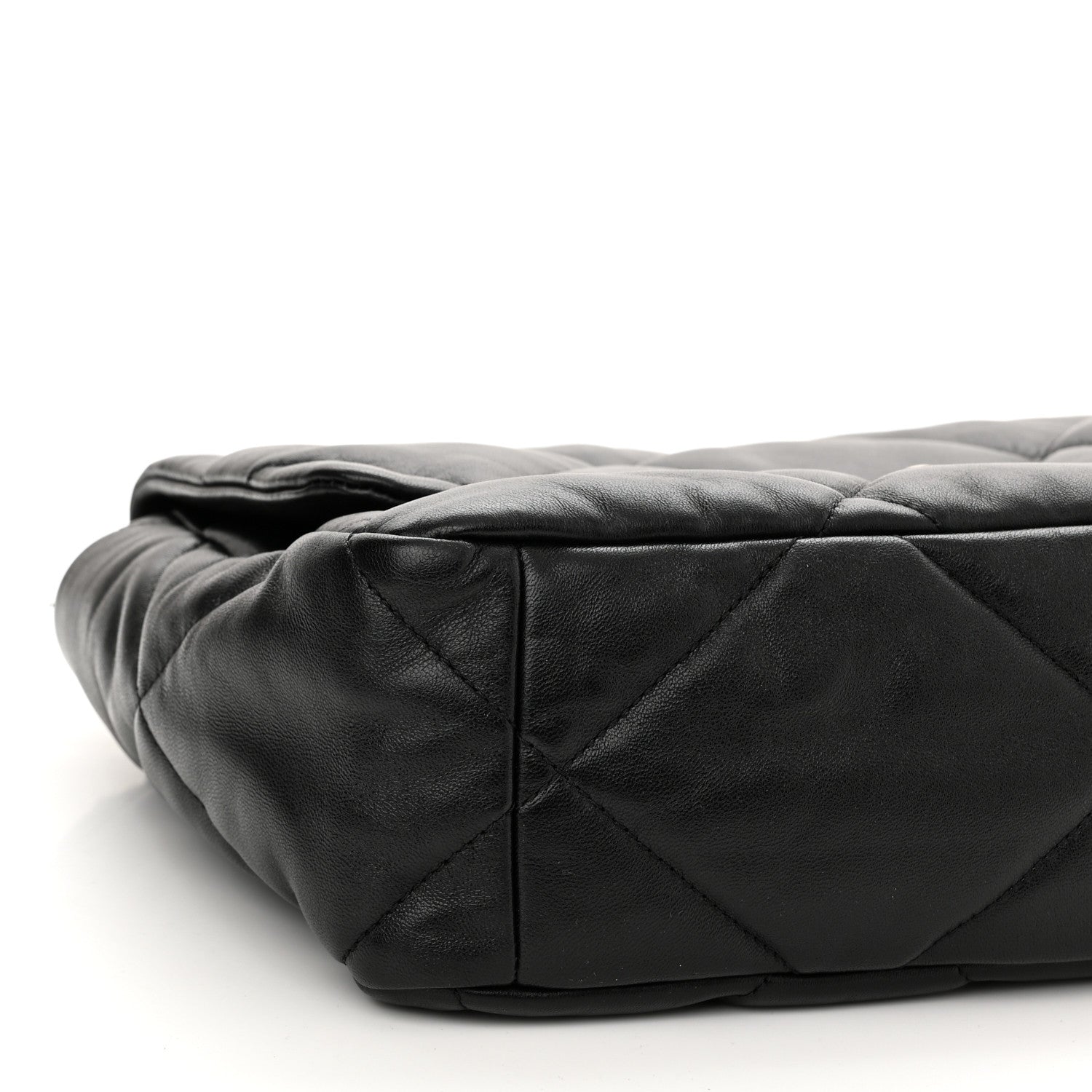 Chanel Lambskin Quilted Large Chanel 19 Flap Black 9 of 10