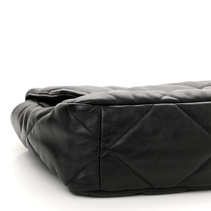 Chanel Lambskin Quilted Large Chanel 19 Flap Black 9 of 10