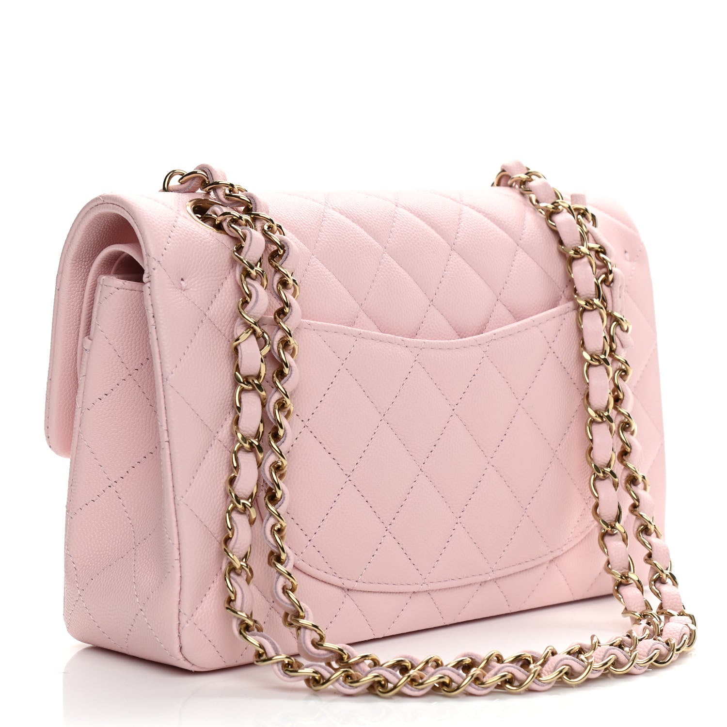 Chanel Caviar Quilted Small Double Flap Light Pink 3 of 11