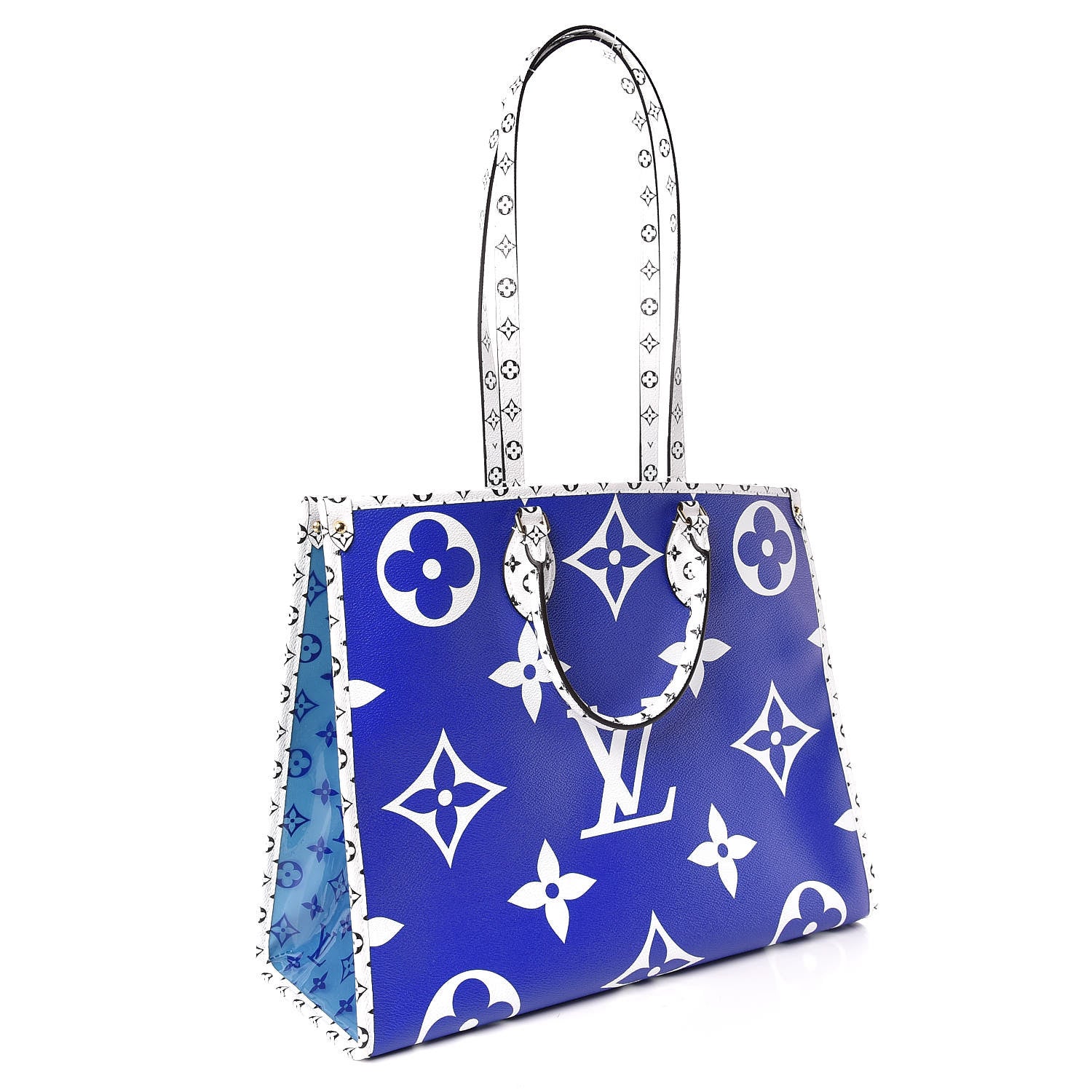 Louis Vuitton Monogram Giant Santa Monica Onthego Blue 4 of 10