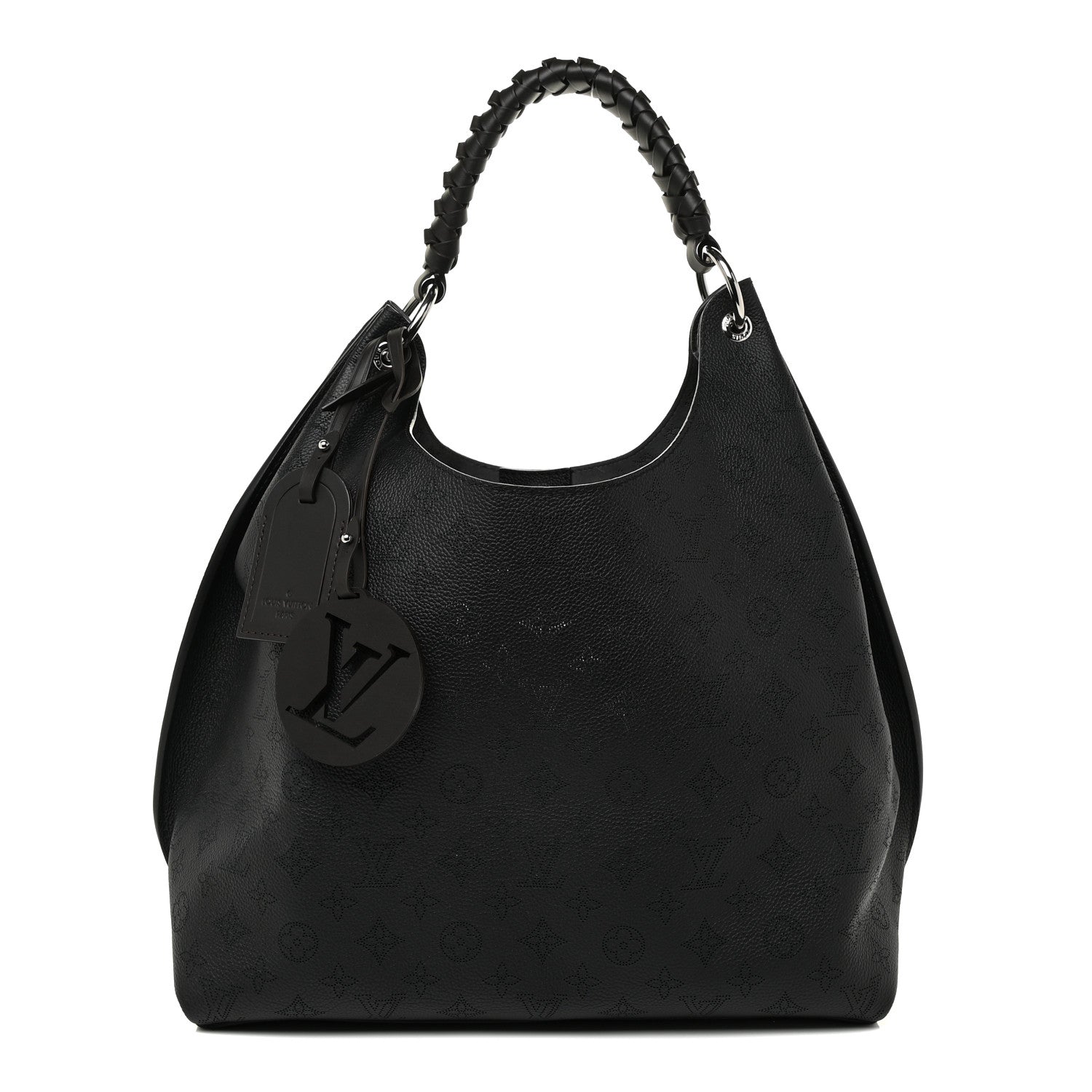 Louis Vuitton Mahina Carmel Hobo Black 1 of 9