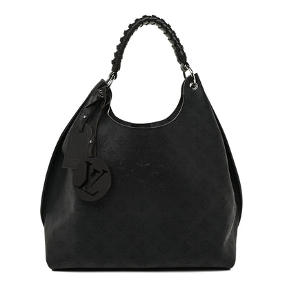 Louis Vuitton Mahina Carmel Hobo Black 1 of 9