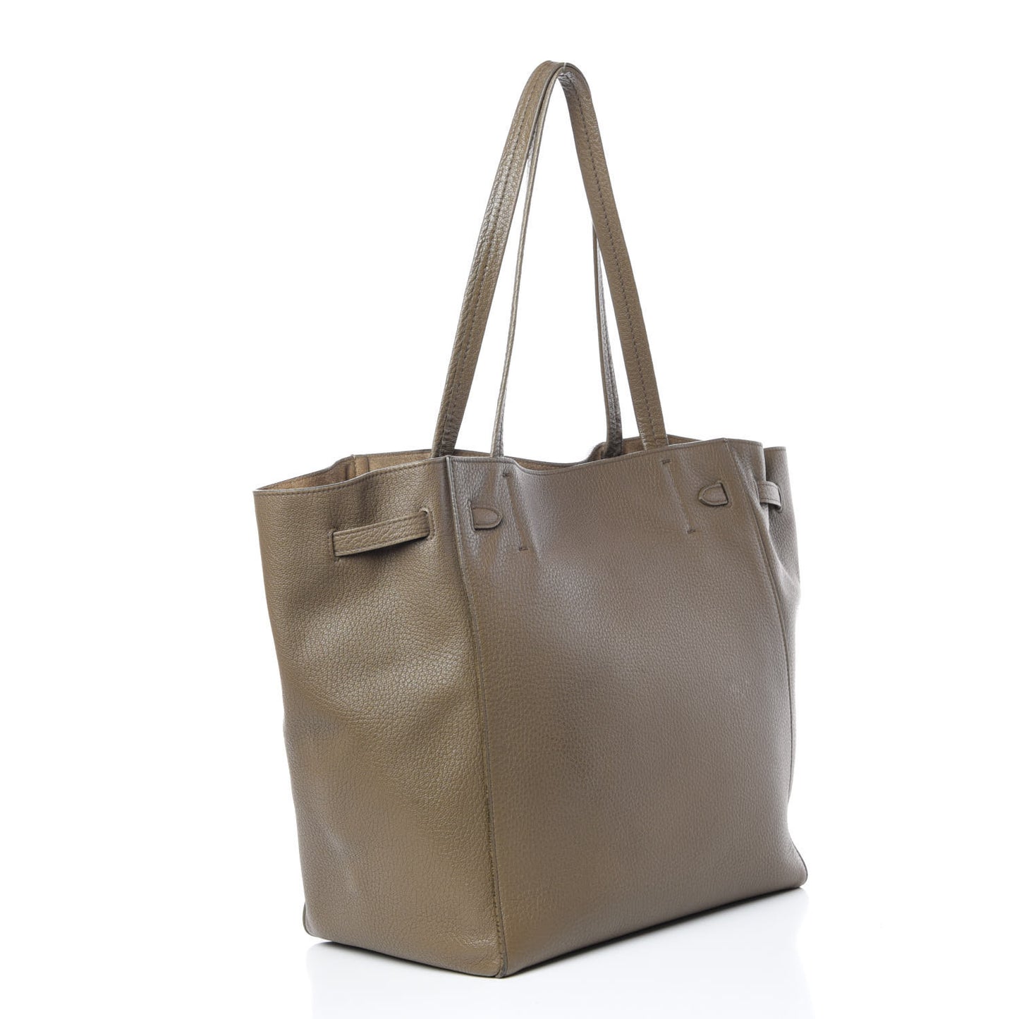 Soft Grained Calfskin Small Belt Cabas Phantom Taupe
