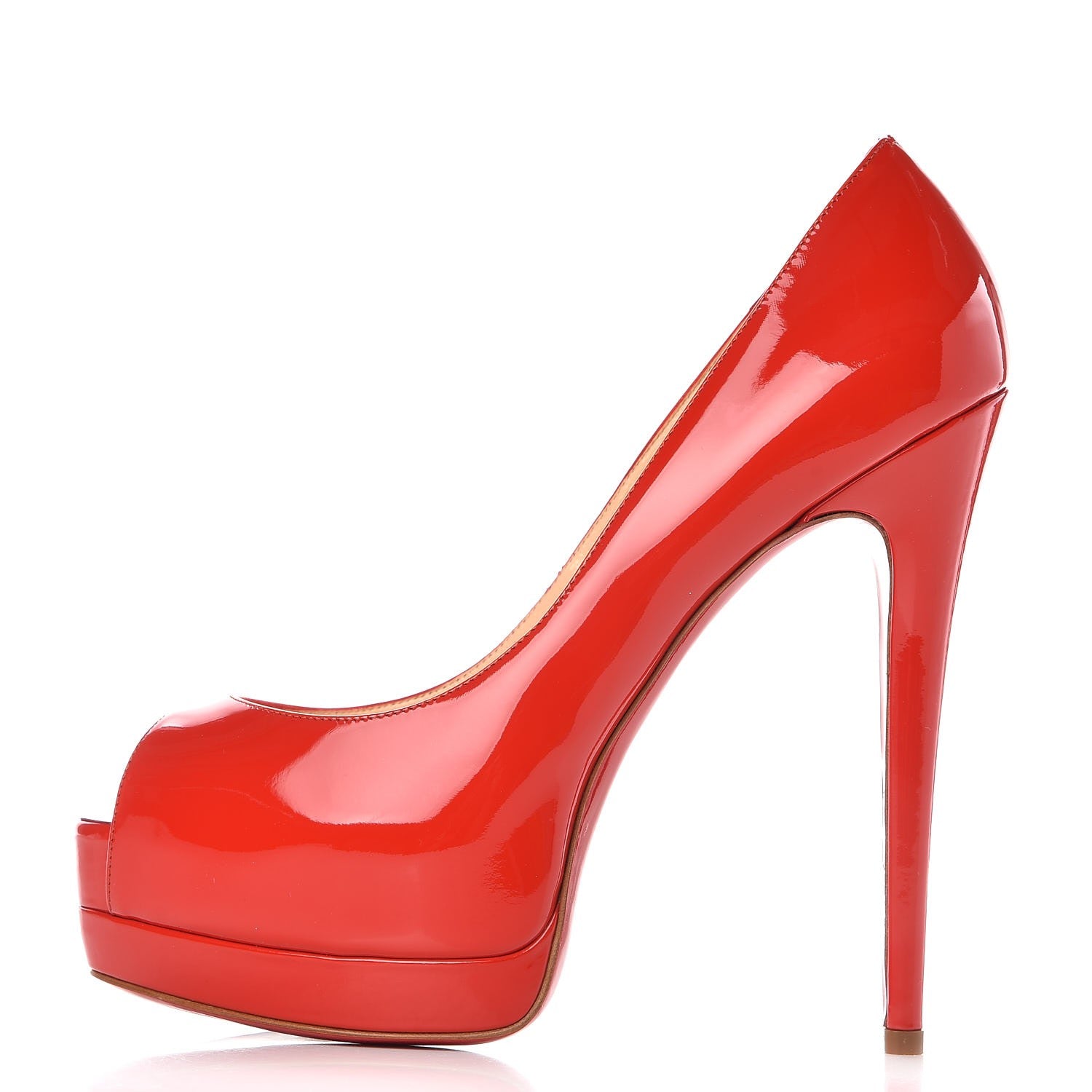 Christian Louboutin Patent Palais Royal 140 Pumps 38 Corazon 1 of 10