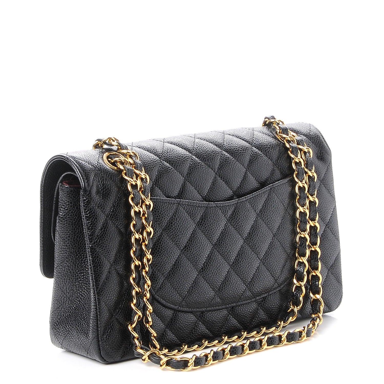 Chanel Caviar Quilted Medium Double Flap Black 4 of 8