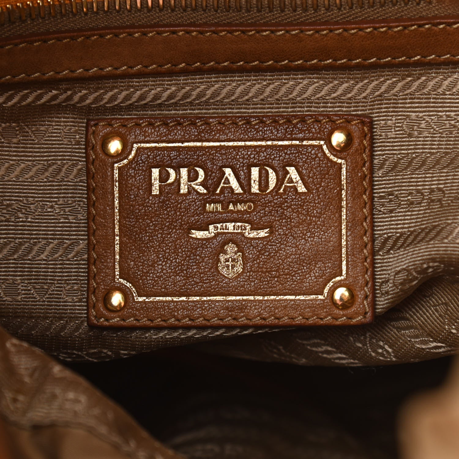 Prada Tessuto Nylon Logo Drawstring Bucket Bag 5 of 9