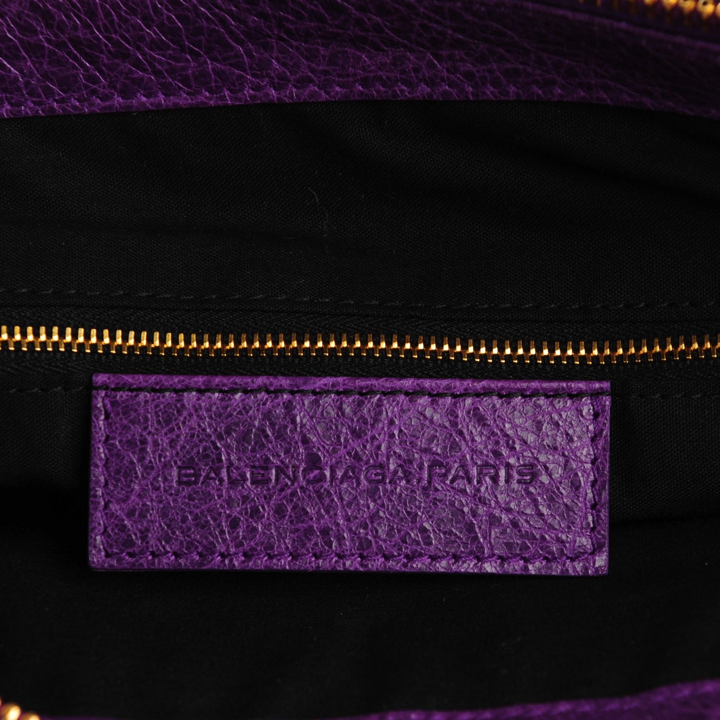 Agneau Giant 12 Gold Hardware Work Ultraviolet