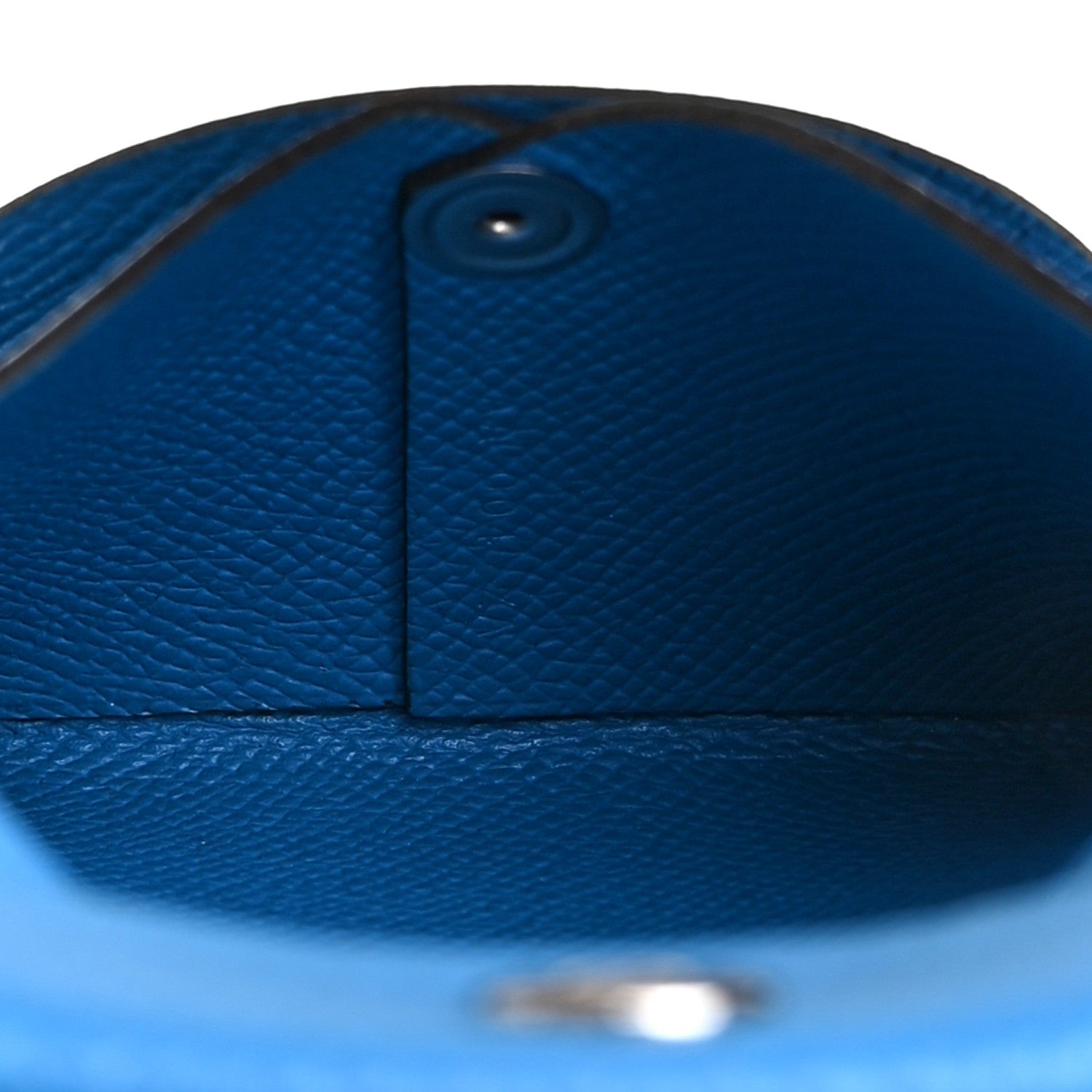 Hermes Epsom Bastia Coin Purse Bleu Izmir 5 of 9