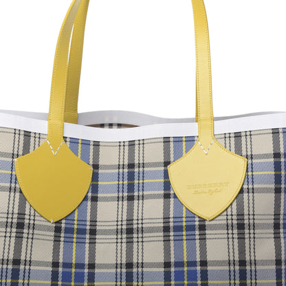 Burberry Vintage Check Large The Giant Reversible Tote Yellow 15 of 15