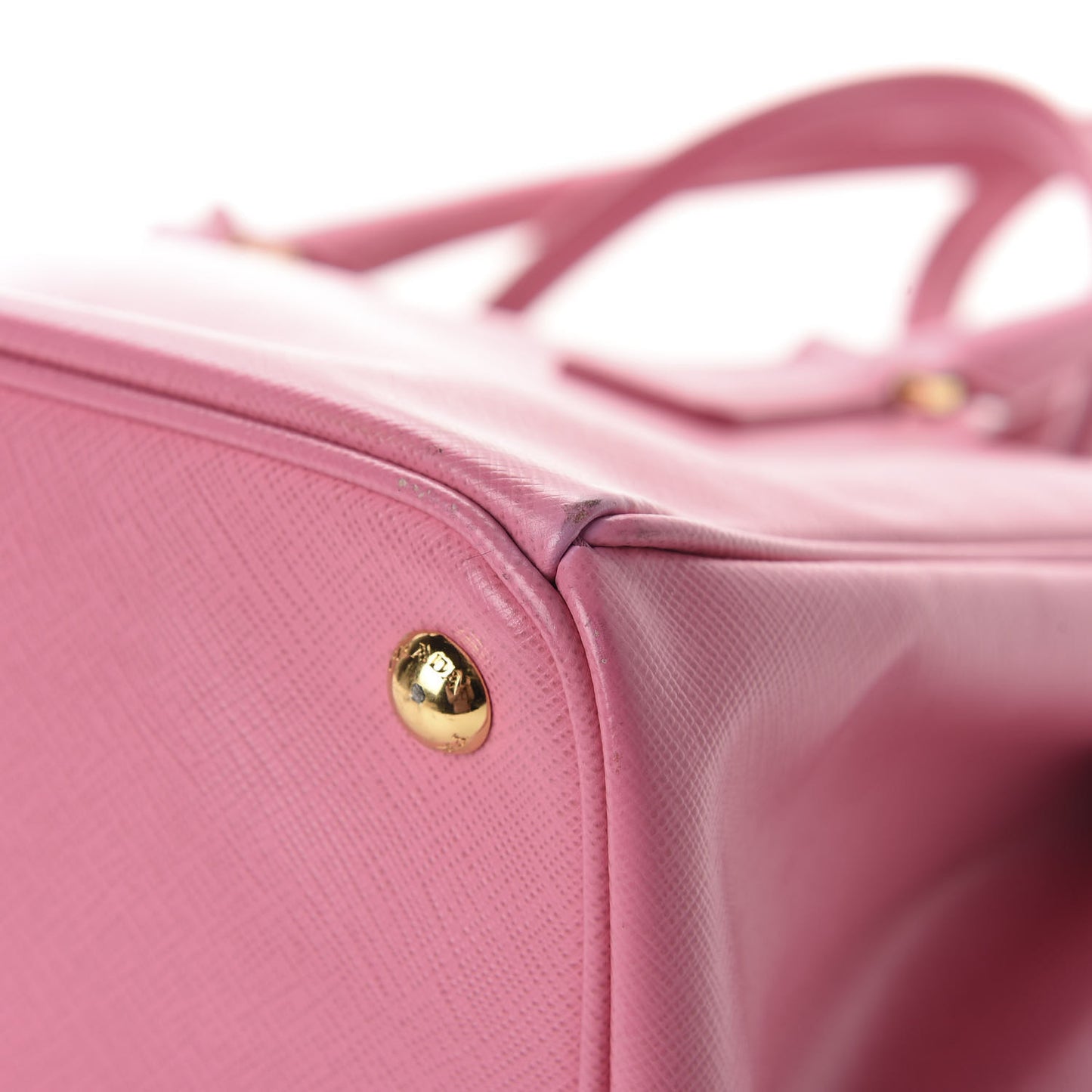 Saffiano Medium Galleria Double Zip Tote Geranio