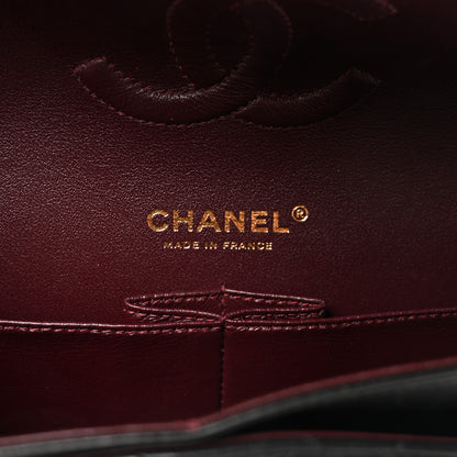 Chanel Lambskin Quilted Medium Double Flap Black 6 of 11