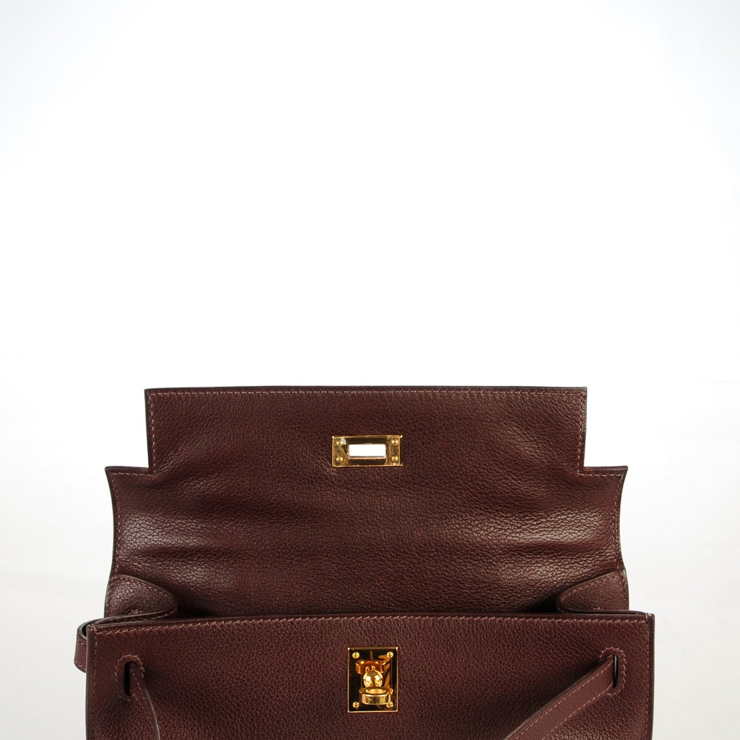 Evergrain Kelly Pochette Clutch Havane
