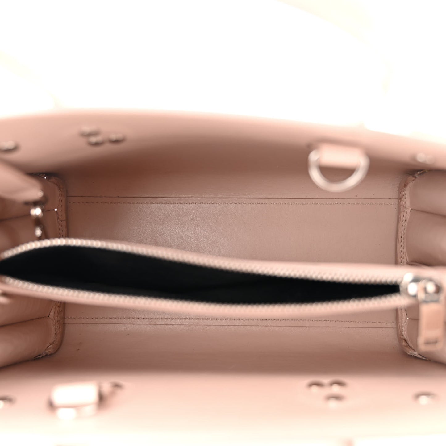 Calfskin Crocodile Embossed Baby Sac De Jour Rose Antic