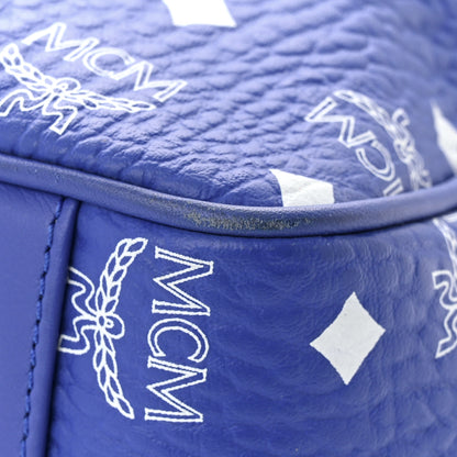 MCM Visetos Klassik Tote Blue 11 of 13