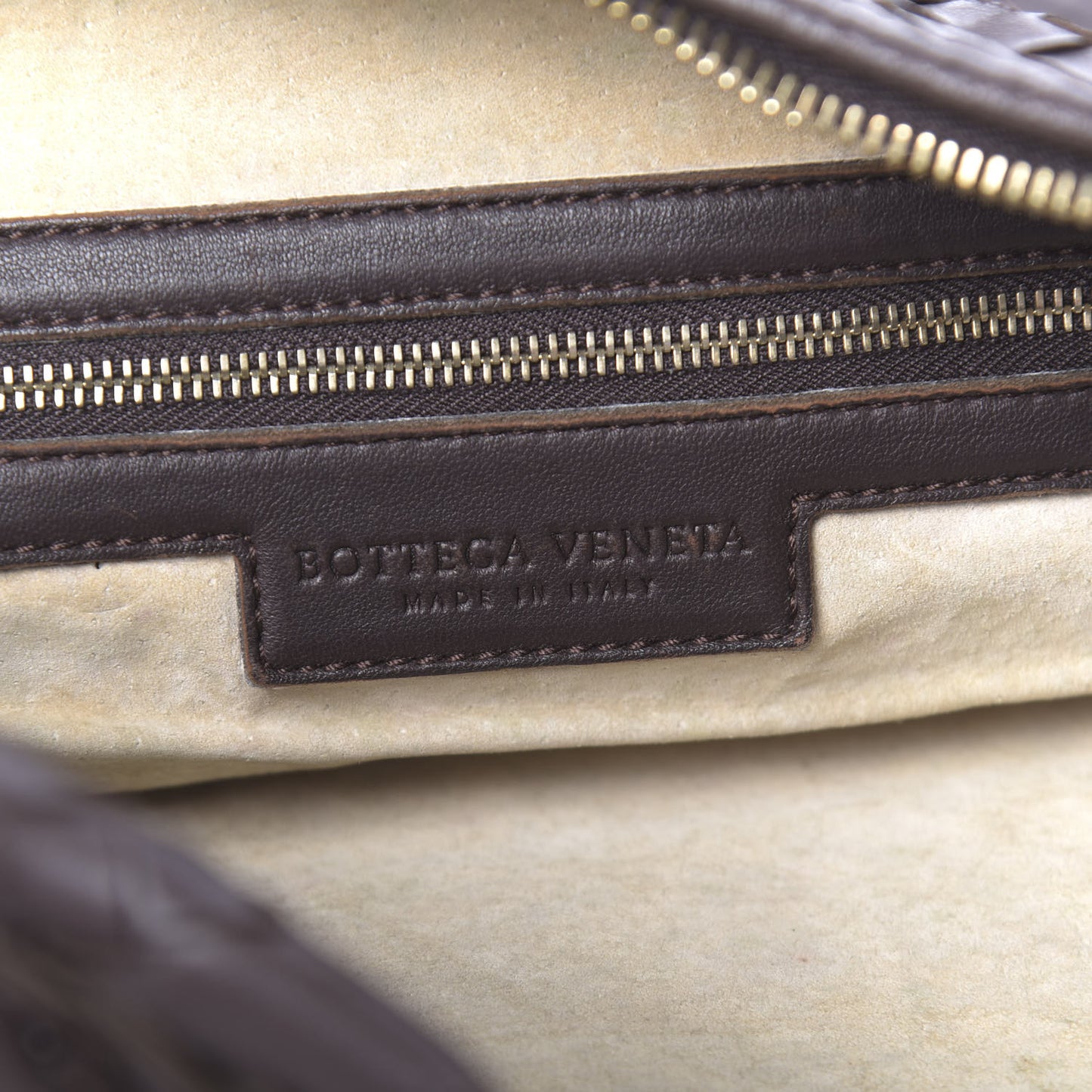 Nappa Intrecciato Large Veneta Hobo Ebano
