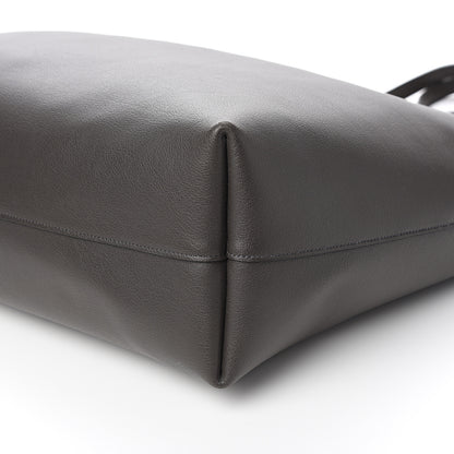 Saint Laurent Calfskin Large Shopping Tote Dark Grey 9 of 10