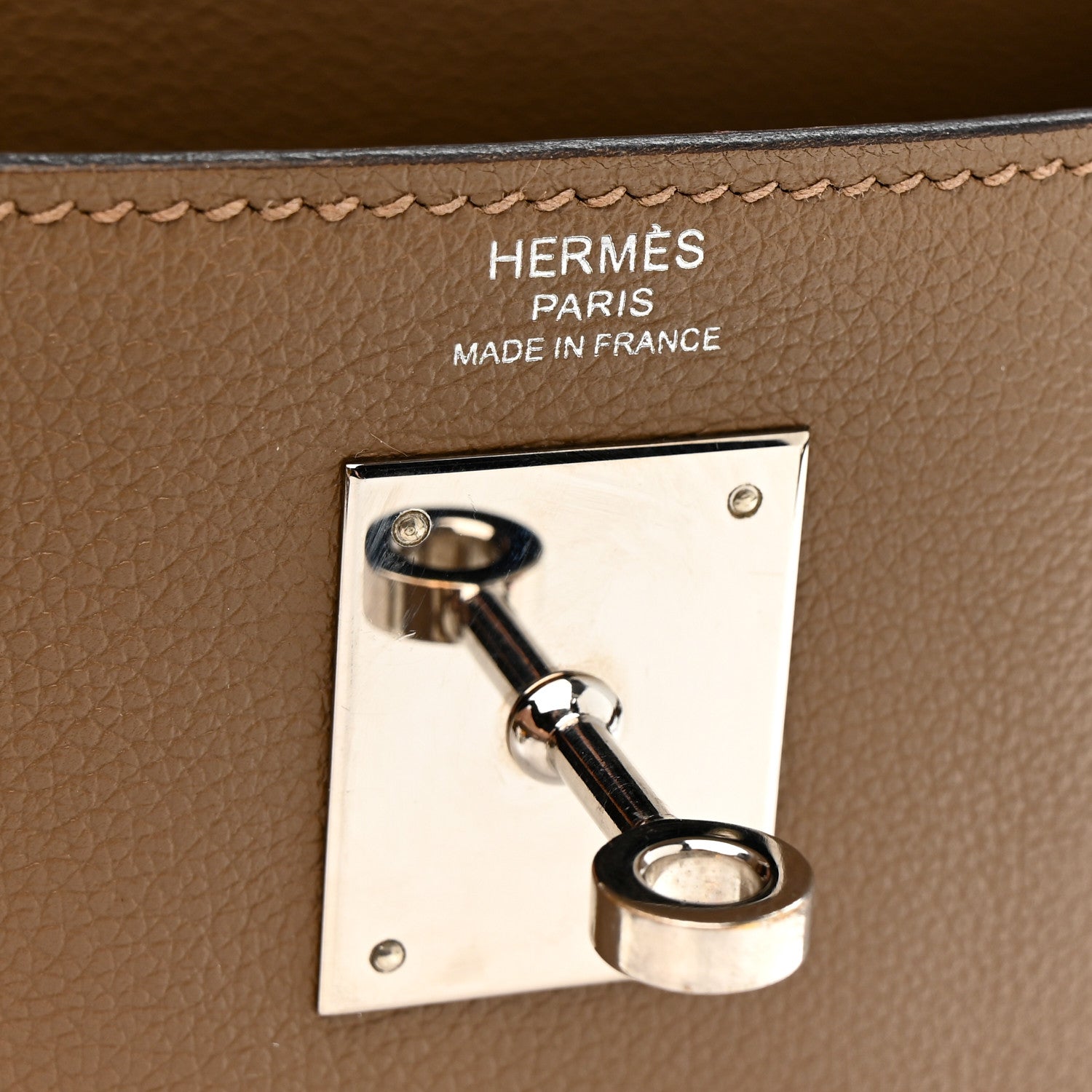 Hermes Evercolor Kelly Retourne 28 Beige De Weimar 6 of 14