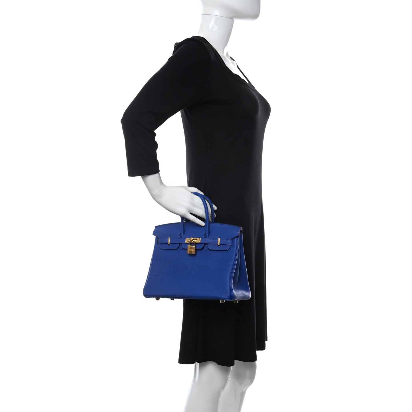 Togo Birkin 25 Bleu Royal