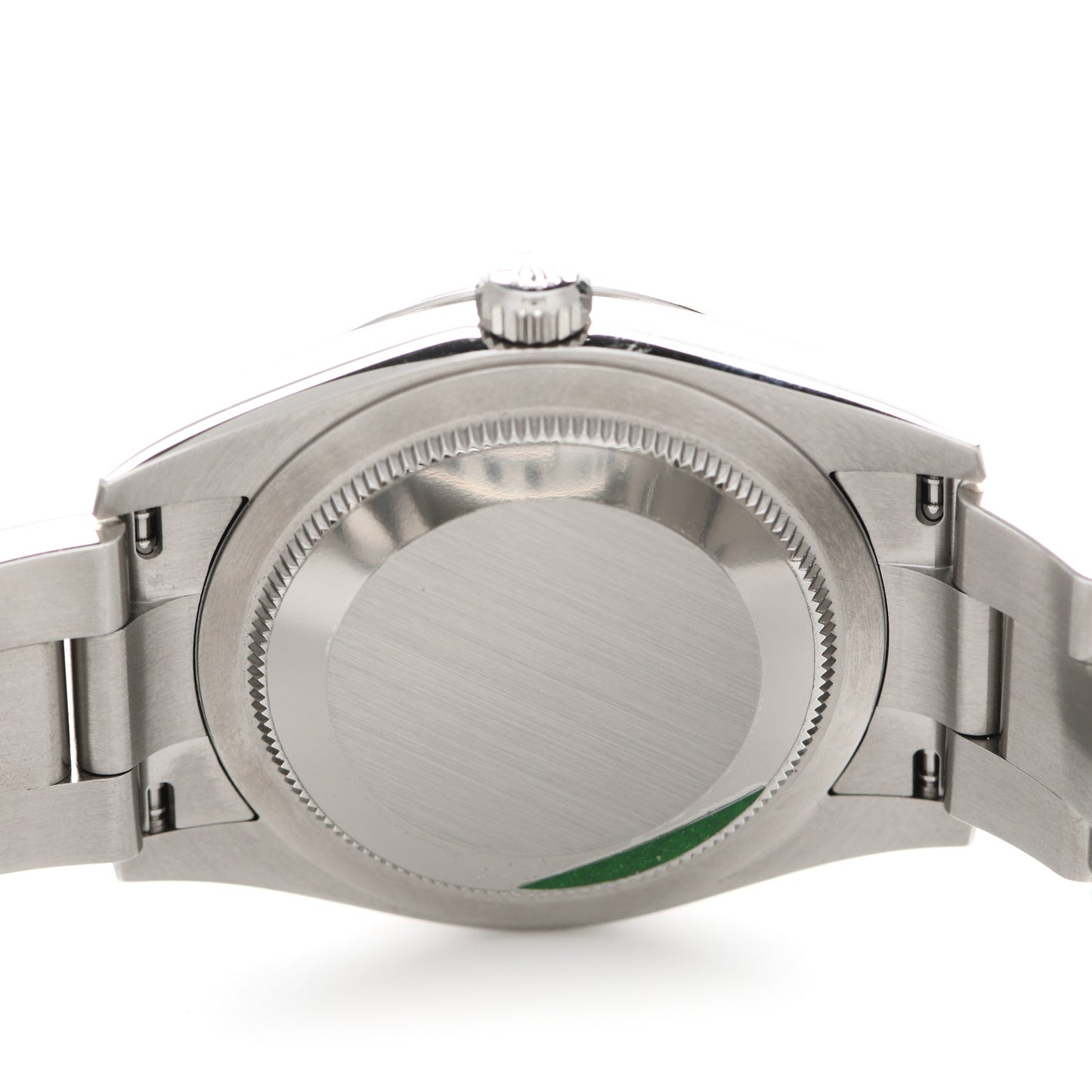 Stainless Steel 34mm Oyster Perpetual Watch Bright Blue 124200