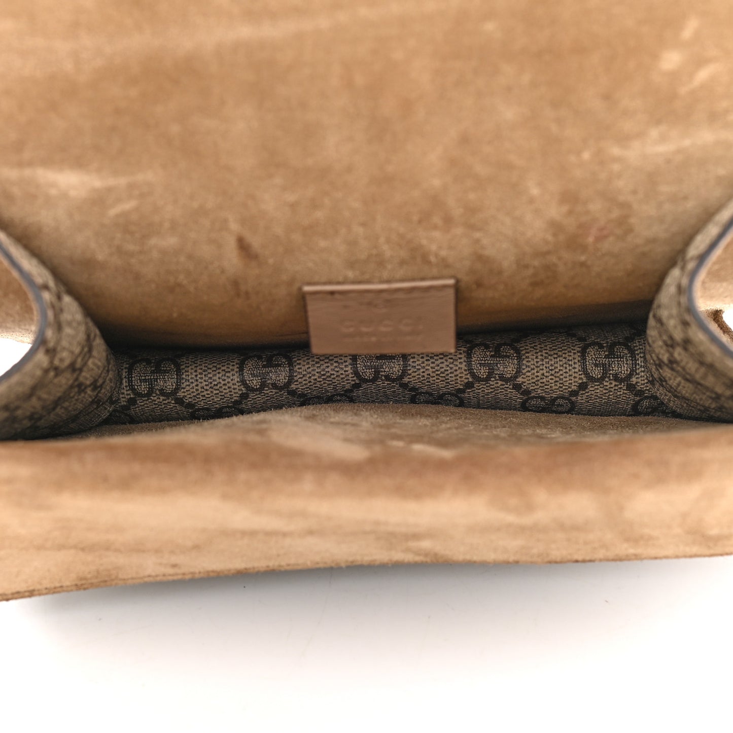 GG Supreme Monogram Mini Dionysus Shoulder Bag Taupe