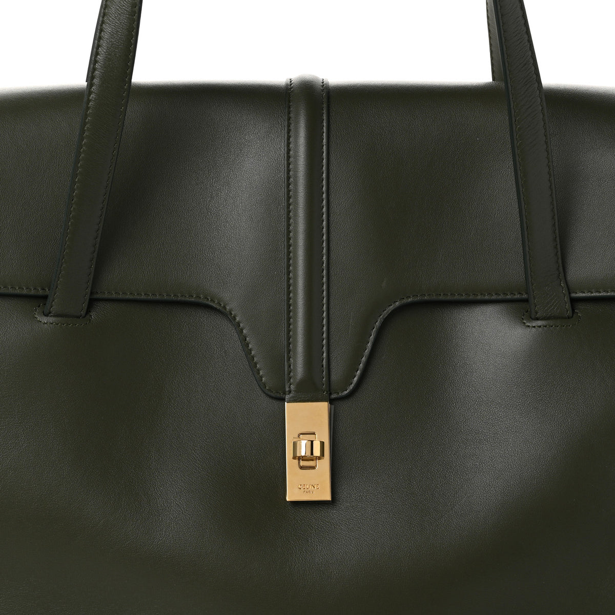 Calfskin Large Soft 16 Bag Khaki