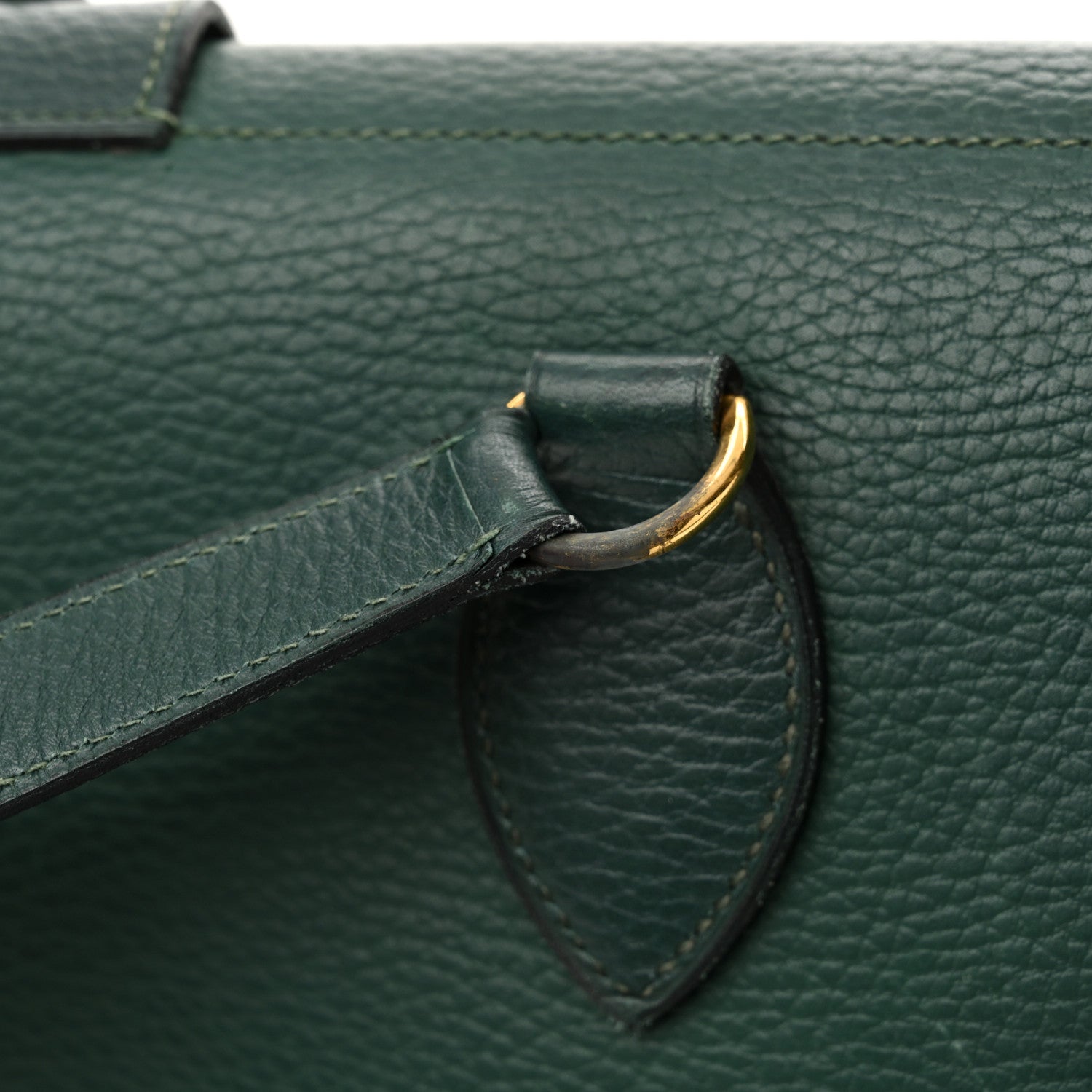 Hermes Kaba Taurillon Clemence Tote Vert Clair 23 of 24