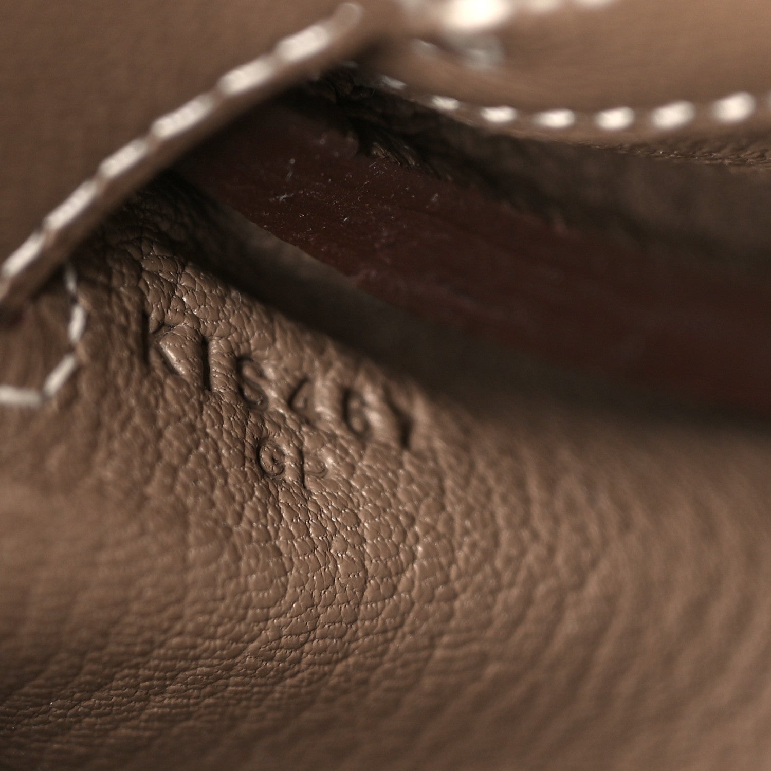 Hermes Evercolor Kelly Messenger PM Etoupe 6 of 9