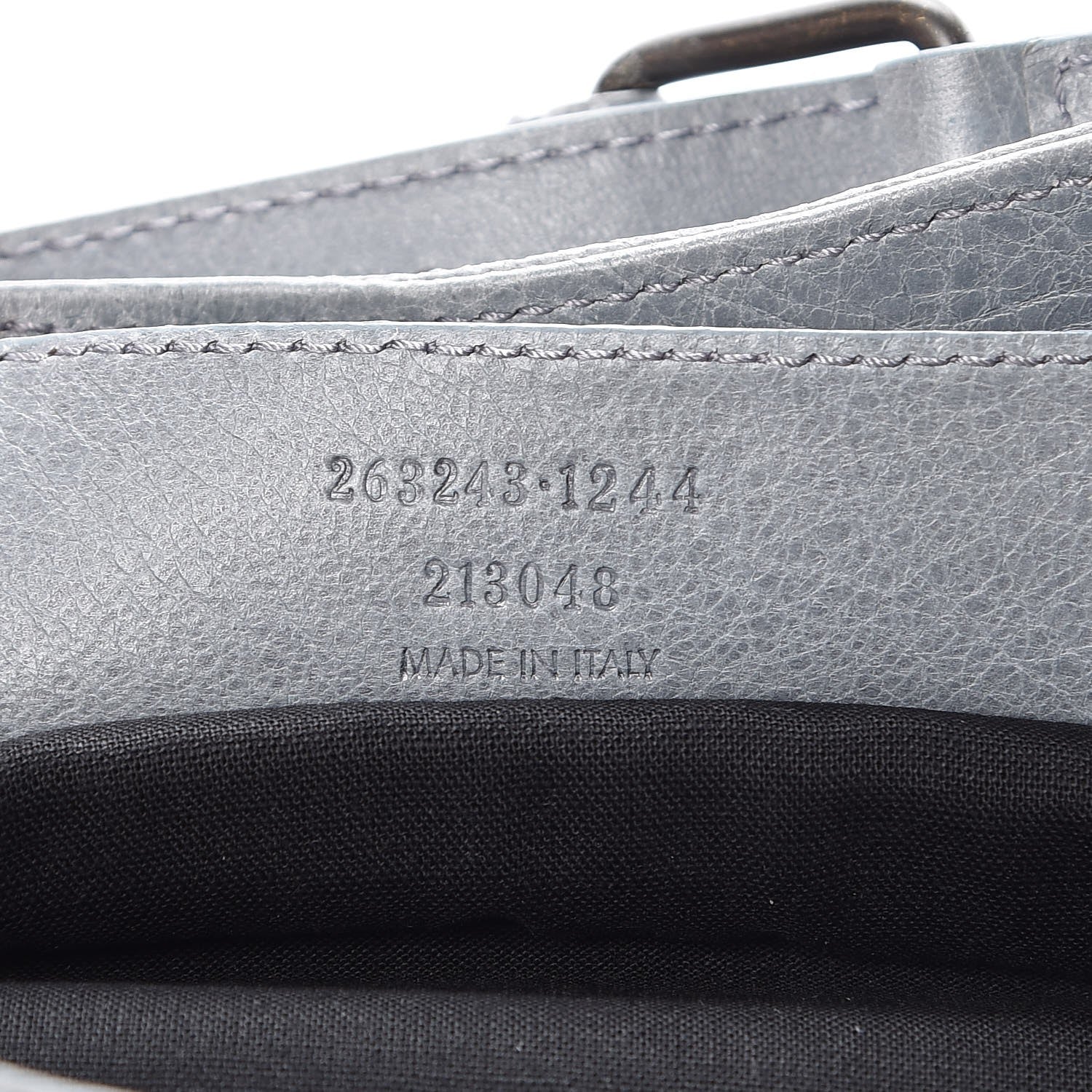 Balenciaga Agneau Classic Hardware Belt Bag Ardoise 11 of 11