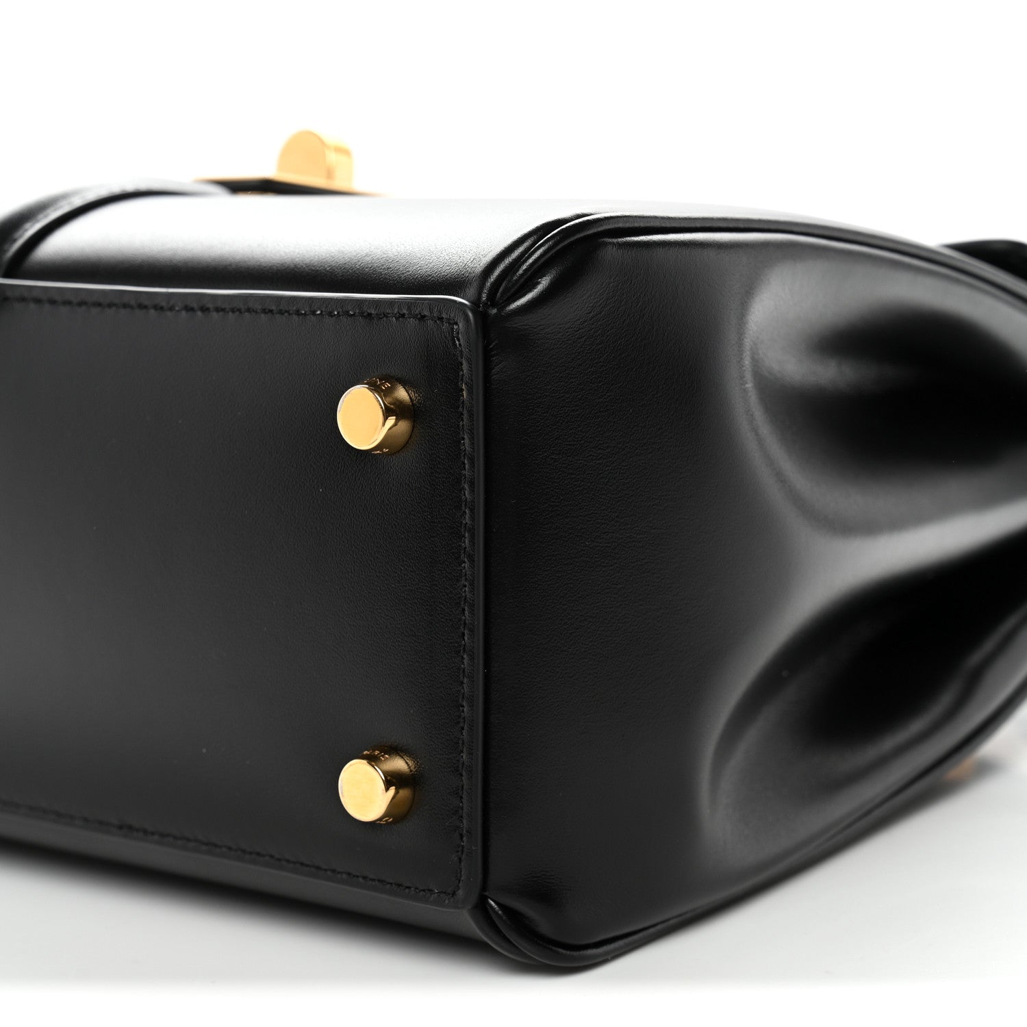 Celine Satinated Calfskin Small 16 Top Handle Bag Black 11 of 11