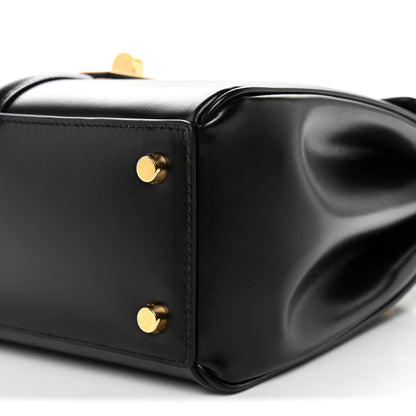 Celine Satinated Calfskin Small 16 Top Handle Bag Black 11 of 11