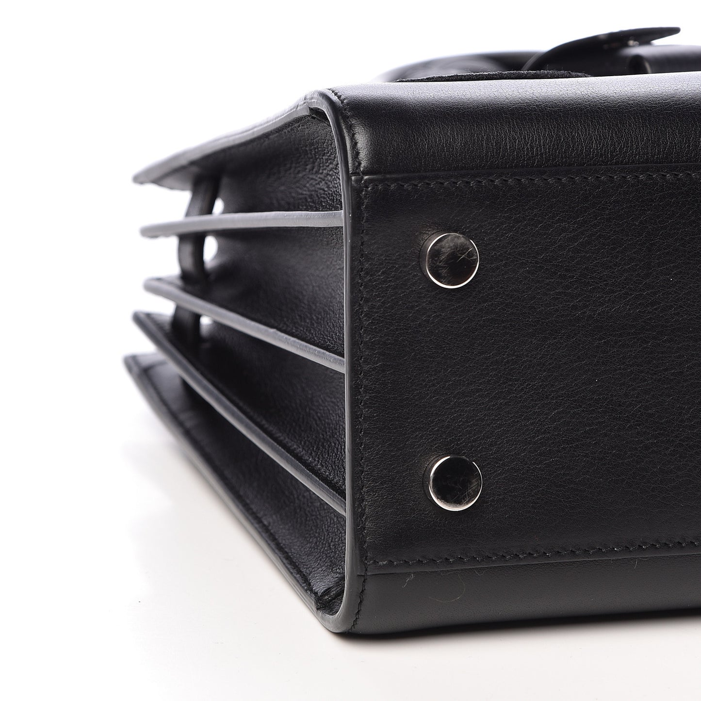 Calfskin Patchwork Baby Sac De Jour Black Multi