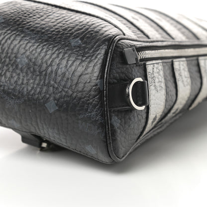 MCM Visetos Spot Medium Sling Bag Black Silver 10 of 12