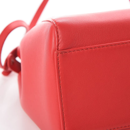 Fendi Nappa Mini Peekaboo Iconic Satchel Fiamma 9 of 12