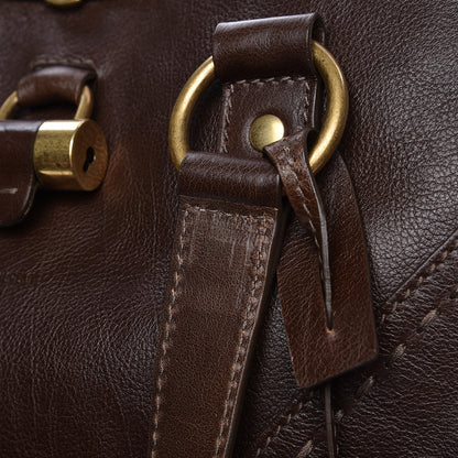 Saint Laurent Calfskin Oversized Muse Dark Brown 15 of 17