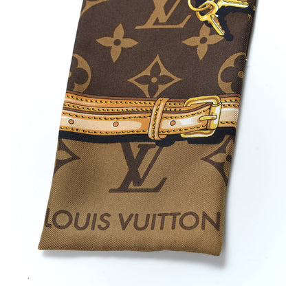 Louis Vuitton Silk Monogram Confidential Bandeau Brown 2 of 5