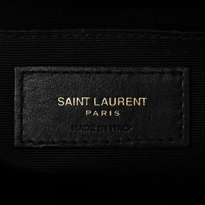 Saint Laurent Calfskin Matelasse Monogram Lou Camera Bag Dark Beige 6 of 13