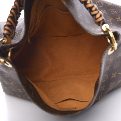 Louis Vuitton Monogram Braided Artsy MM Saphir Imperial Yellow 4 of 8