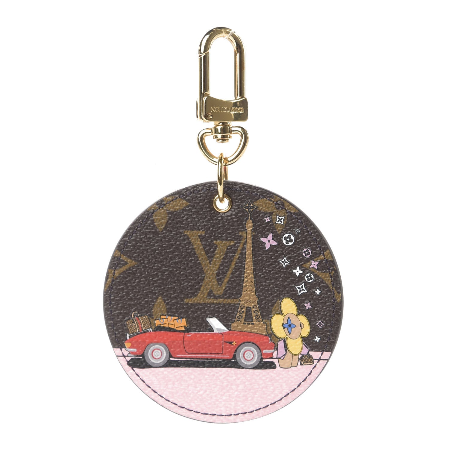 Louis Vuitton Monogram 2019 Christmas Animation Paris Bag Charm Key Ring 1 of 4